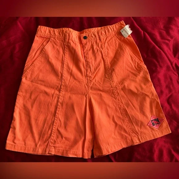 Vintage Gotcha Mens Size 31 Neon Orange Fade Orange New - Picture 1 of 5